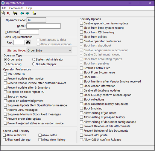 OperatorSetupScreen